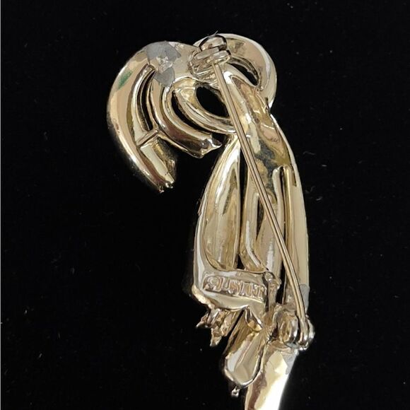 Vintage lisner leaf brooch - Picture 3 of 4